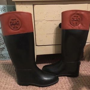 Tory Burch all weather boots.